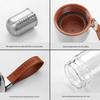 Magnetic Tea Infuser Double-Layer Glass Mug