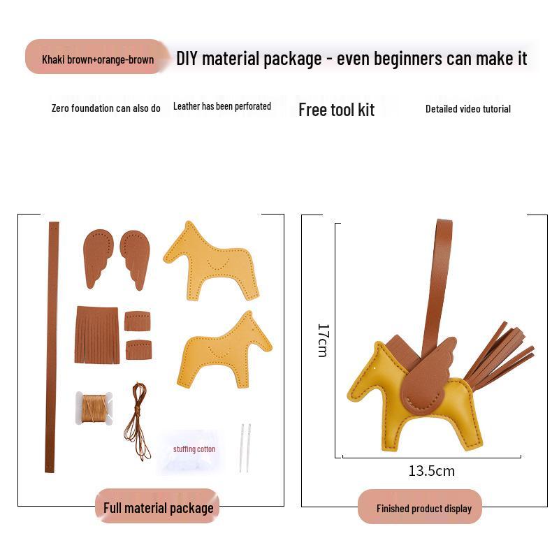 2025 Pegasus Femei Breloc Mini DIY Handmade & Pandantiv Cheie Auto