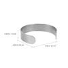 STOBOK Bracelet Making Kit, 10-Piece Stainless Steel Bracelet Core Set, 15mm Open Ring, C-Shaped Bangle Core for DIY Bracelets