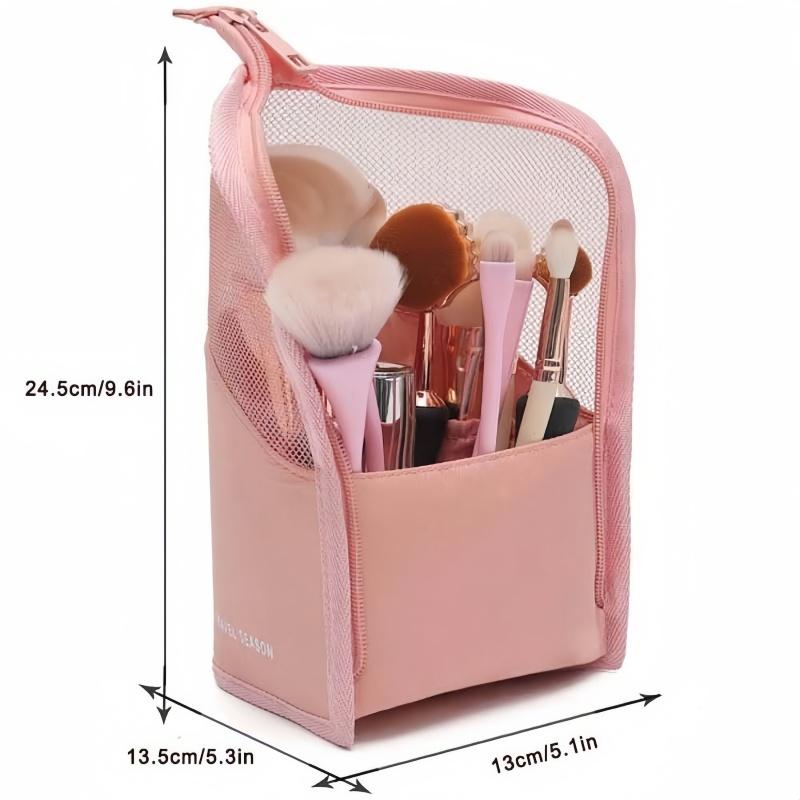 1 pieces upright makeup brush holder box - portable and easy to use, storage box organizer suitable for holiday bedroom series