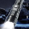 New Digital ABS Flashlight with Strong Light Zoom, Long-lasting Camping LED Light Outdoor Portable Searchlight
