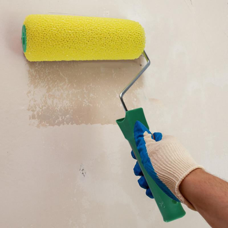 8inch Wall Paint Roller Brush Portable Sponge Painting Roller with Handle Roller Brush Paint Portable for Wall Painting Tool