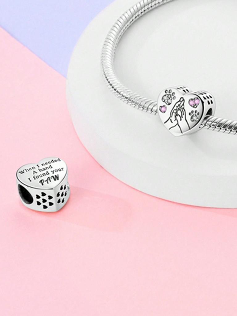 Charms Plata Family Love Beads Charm Copper Plated Fit Charms Copperoriginal Bracelet For Jewelry Making Diy Charm