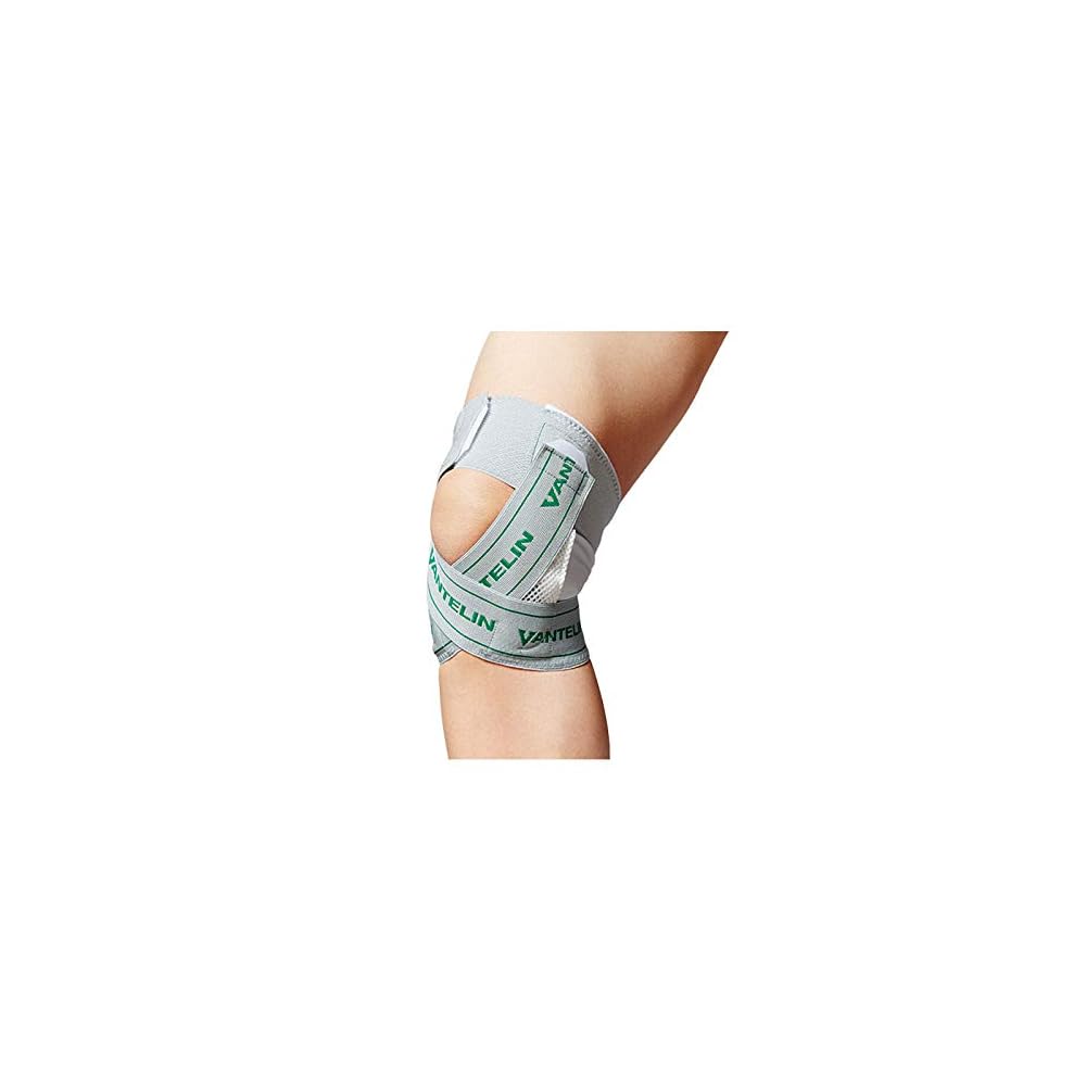 Vantelin Compression Supporter, Knee-Specific Fixing Type, Large Size (L), Knee Circumference