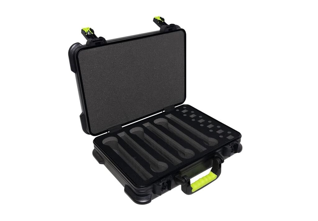 Shure by Gator Microphone Case PE Hard Case with TSA Lock Microphone Storage SH-MICCASEW06 (6 Type) []