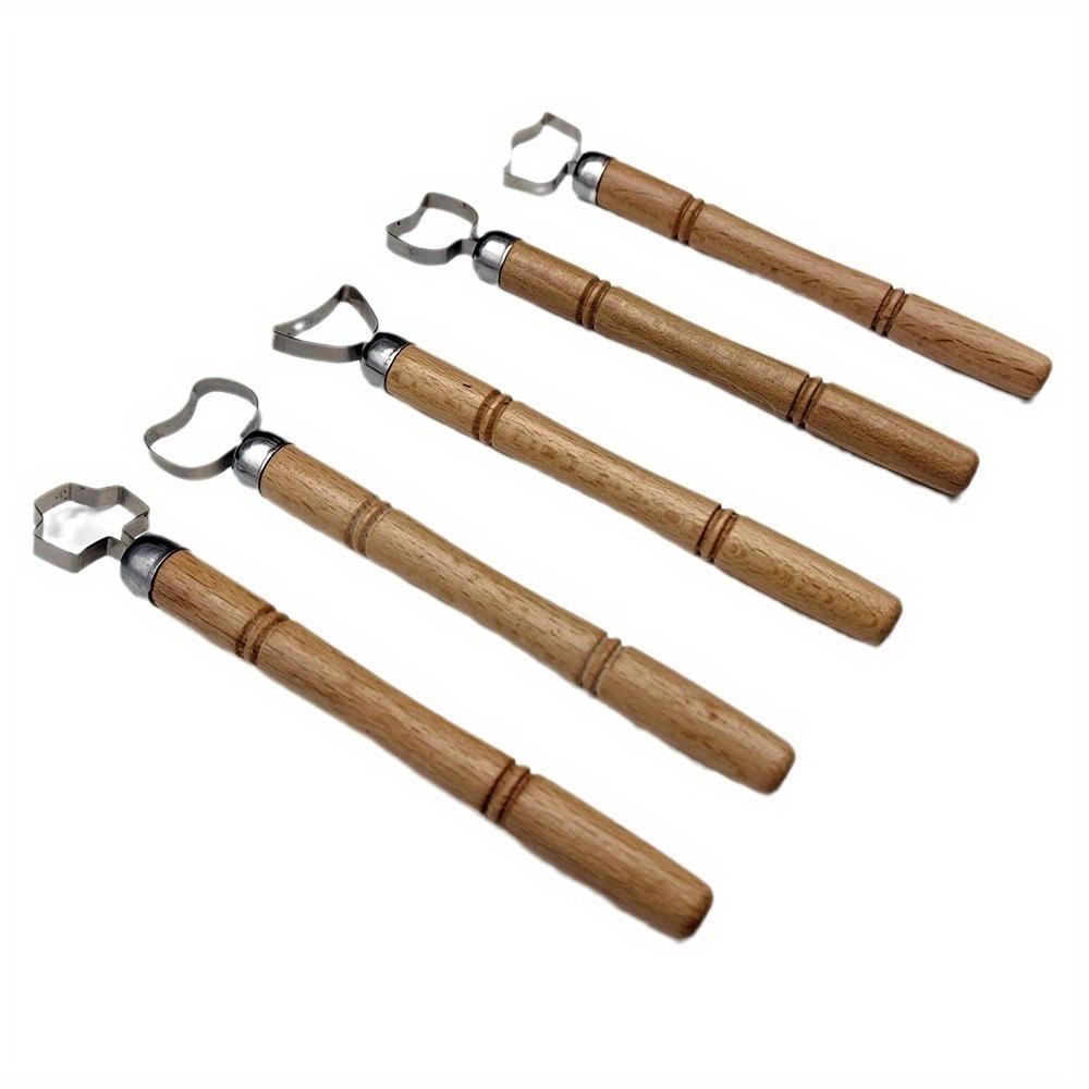 Pottery Ceramic Tool Trimming Knife Single Head Ring Scraper DIY Clay Sculpture Carving Texture Scraping Forming Tool