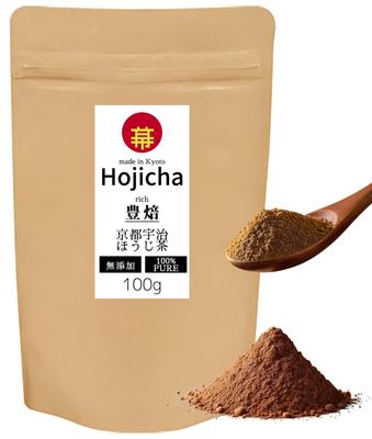 Hojicha Hoyoro 100g, a Fragrant, 100% Kyoto Uji Roasted Green Tea (Hojicha) from Japan, Additive-free, Easy-to-dissolve Powder, Perfect for