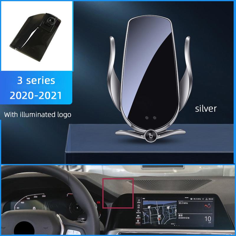 For Bmw X1 X2 X3 X4 X5 X6 X7 2 3 5 7 Series Wireless Charging Magnetic Car Phone Holder Base Charger Auto Accessories For iPhone