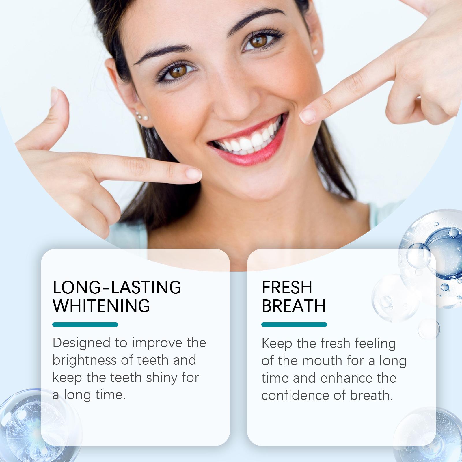 Pintura para Esmalte Dental - Limpieza Bucal Para Manchas y Suciedad en los Dientes, Aclara los Dientes Con Frescura y Brillo Duraderos white