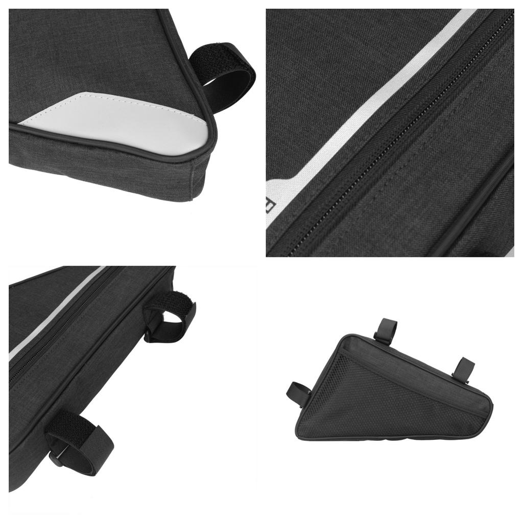 Bicycle Triangle Bag Front Tube Frame Saddle Storage Bag Waterproof Pouch Durable Bike Versatile Durable Bag Bicycle Accessories