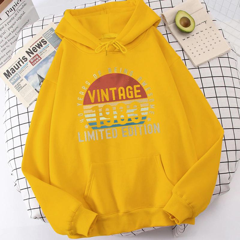 (Unisex Hoodie)New Made In 1973 50 Years Of Perfection Print Hoodies Women Spring Autumn Fashion Pullovers