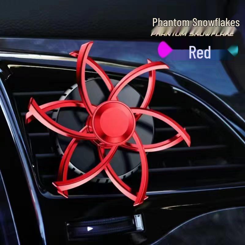 Spider Snowflake Car Vent Air Freshener - Long-lasting Light Scent Aroma Balm Odor Eliminator