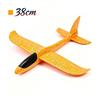 Foam Glider Airplane Toy 38/48cm Hand Launch Throwing Plane with 2 Flight Modes EPP Foam Stunt Plane for Kid Outdoor Sports Game