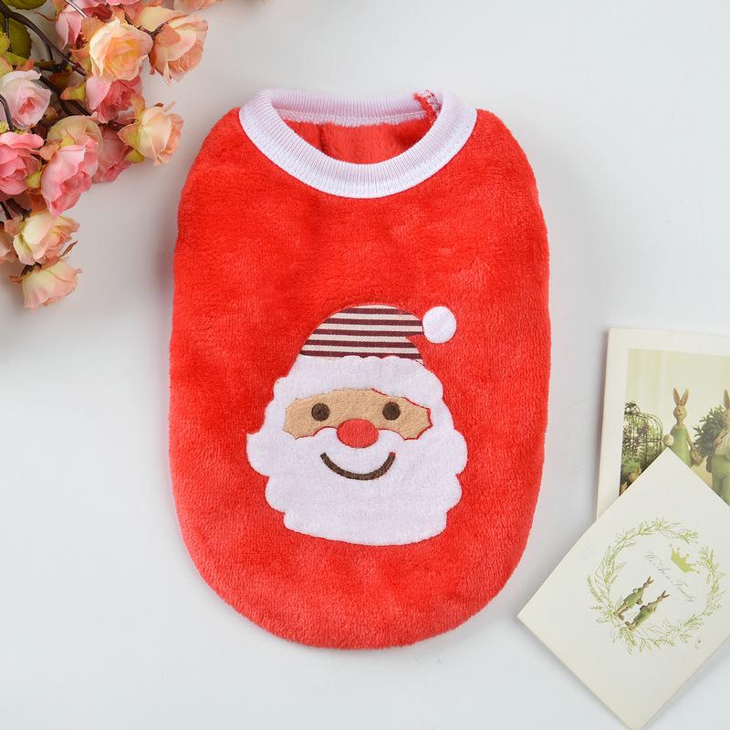 Fleece Pet Vest Small Puppy Cats Clothing Warm Lightweight Wear Cartoon Dog Clothes Chest Size Adjustable Comfort Fit