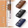 PU Leather Pen Clip Detachable Pencil Loop Portable Pen Fixed Clamp  for Home School