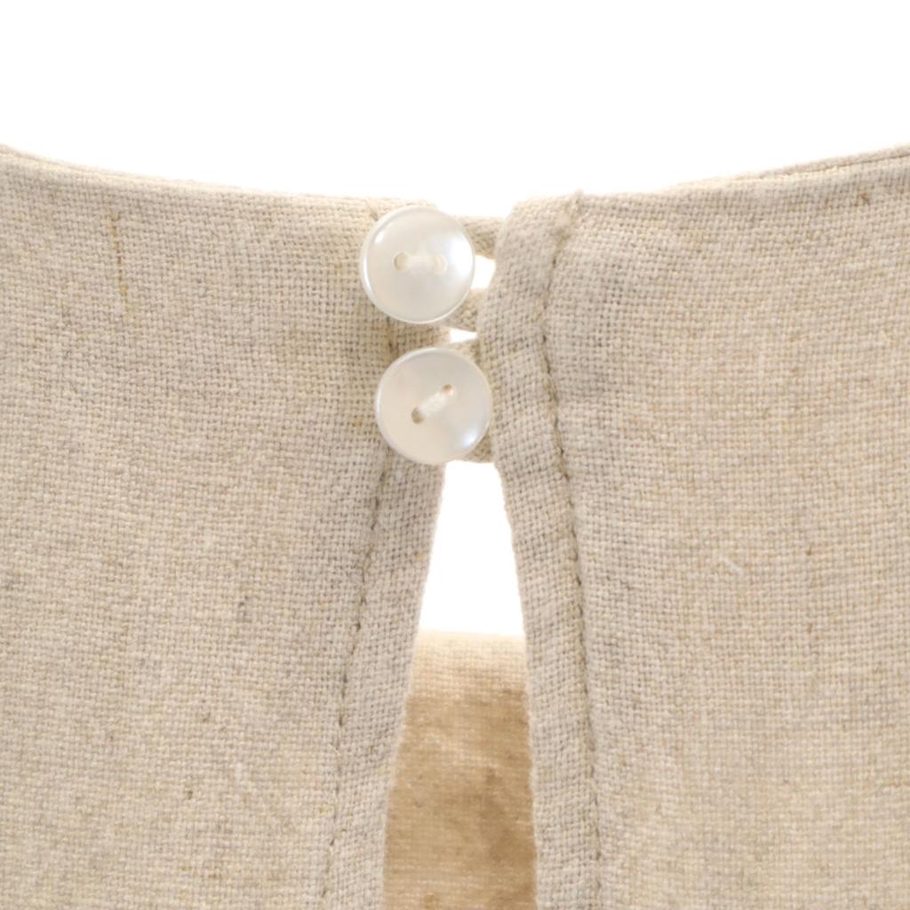 SNIDEL Made In Japan Linen Blend No Sleeve Back Ribbon Mermaid Long Dress Women Used