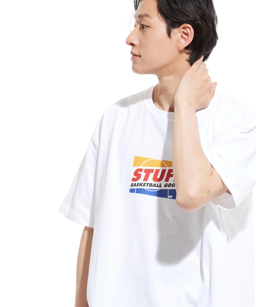 STUFF Coat Goods Heavy Short Sleeve Tee White