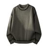 Autumn and Winter Sweater Solid Color Round Neck Long Sleeve Pullover Fashion Top