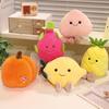 Mignon Mini Fruit Peluche Jouet Animaux en Peluche Doux pour Enfants Réaliste Câlinable Jouet à Câliner pour Machines à Griffes Prix Cadeau d'Anniversaire