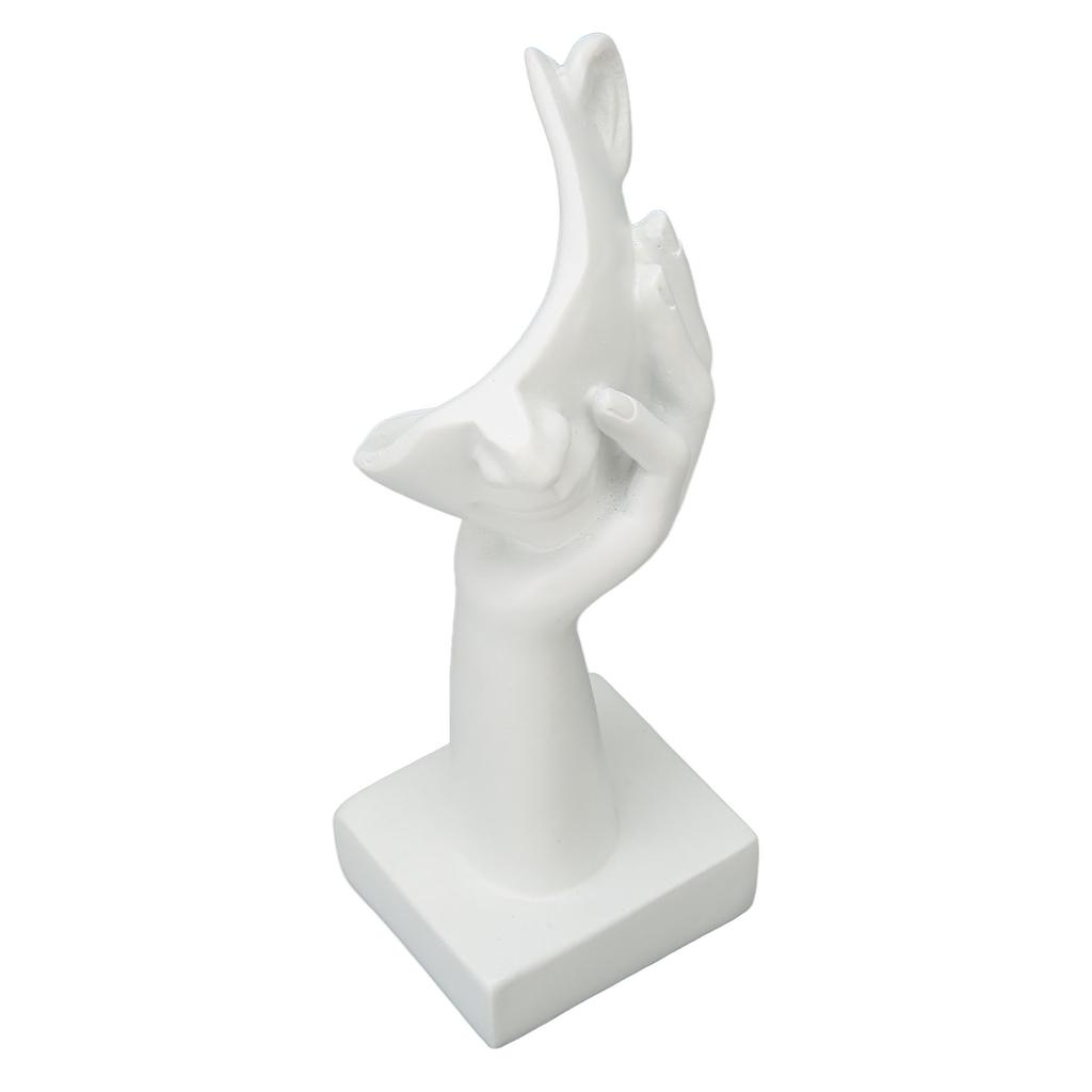 Thinker Face Statue Resin Face Sculpture Figurine Table Decorations for Living Room Bedroom Office