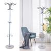 Metal Coat Rack Tree Stand Clothes Hat Bag Hanger Umbrella Holder Home 16 Hooks Entryway Closet Living Room Storage Organizer