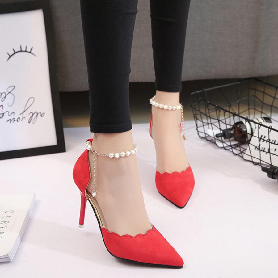 Sexy Womens Sandals with Pointed Heels 