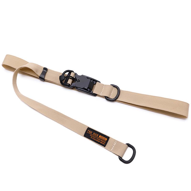 Unisex Kanvasbälte med Magnetiskt Spänne - Mångsidigt, Trendigt och Funktionellt Taktiskt Design, 2,5 cm Bredd