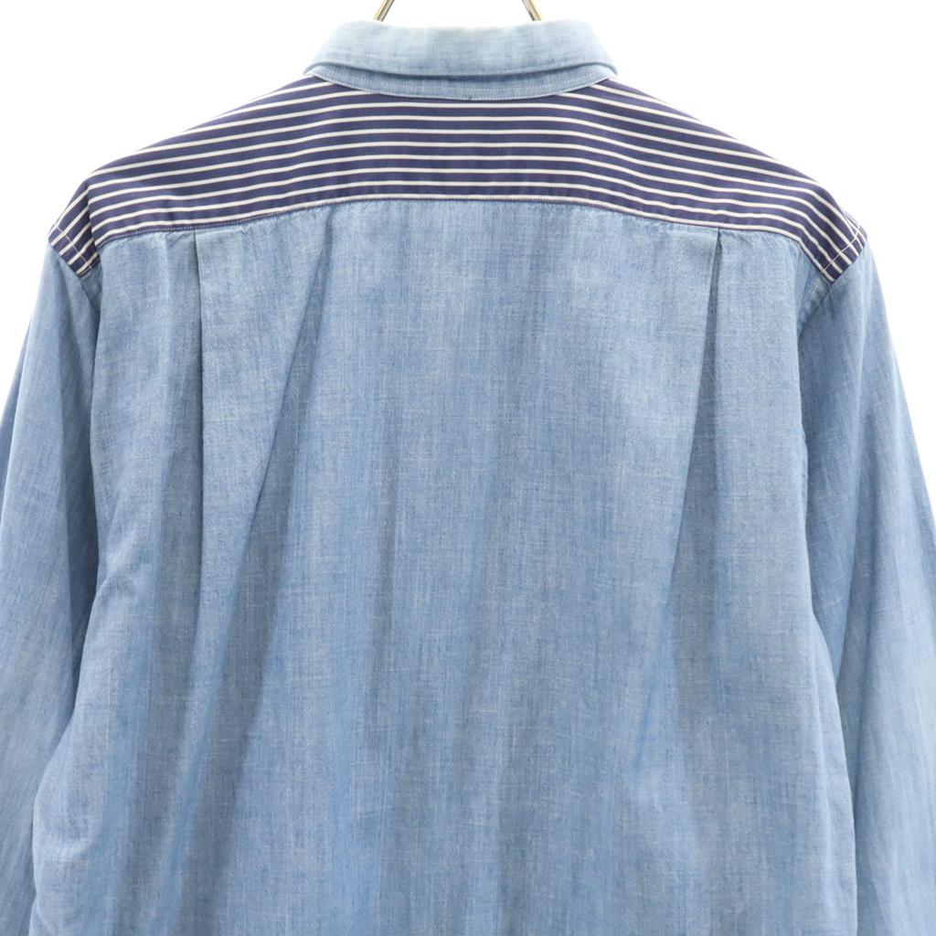 COMME Des GARCONS HOMME PLUS Made In Japan Long Sleeve Chambray Button Down Shirt Men's Used