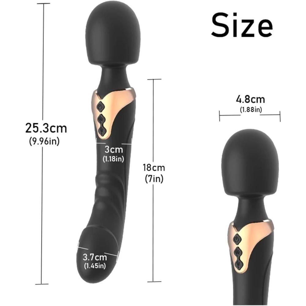 Female Masturbator Dual Head Powerful Female Clitoral Vibrator Massager Dildo G Spot Orgasm Clitoral Stimulator