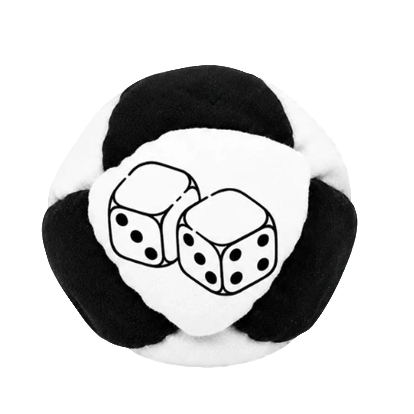 

Soft Fabric Bean Bag Toy with Dice Pattern Durable Filled Beads for Indoor Outdoor Use Lightweight and Portable Hand Throwing Ball One Size