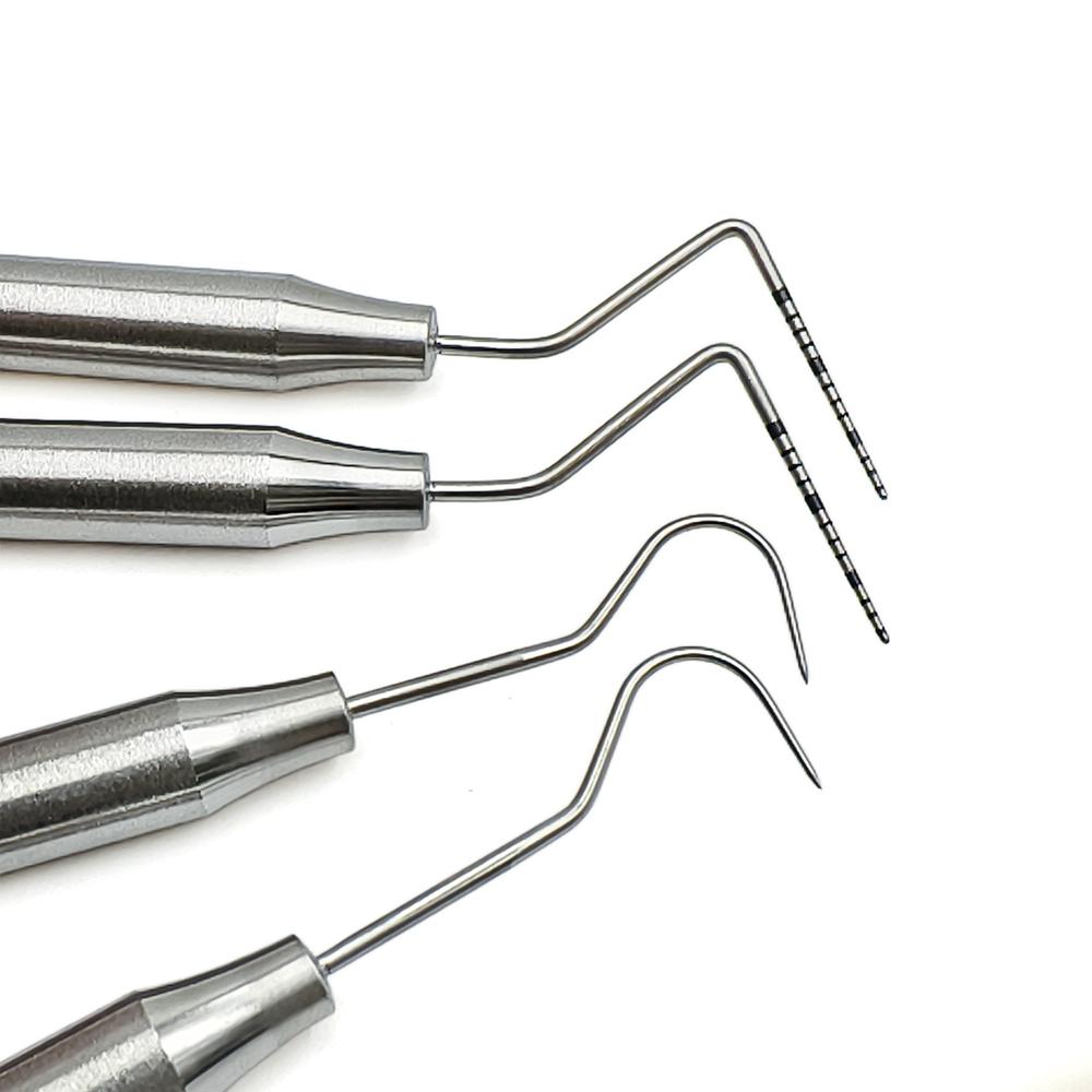 Hollow Handle High Quality Dental Explorer Instrument Tool Dental Periodontal Probe with Scaler Dentist Endodontic Tool Stainless Steel