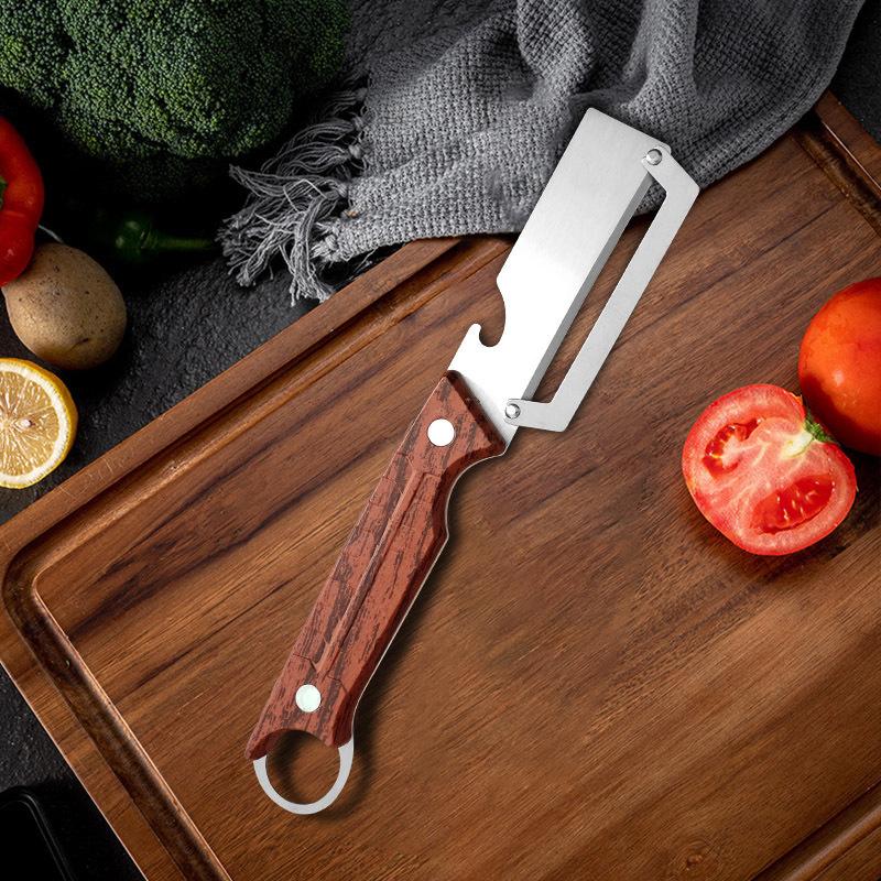 Innovative Stainless Steel Potato Peeler with Multi-Purpose Functionality for Everyday Use