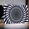 MOON.QG 3D Photography Wallpapers Backdrop Visual Illusion Background Swirl Geometric Home Wall Event Photo Studio Decorations