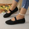 New Fashion Mom Casual Shoes for Ladies Women Flats Shoes Slip On Foldable Loafers for Women Square Toe Single Shoes Hollow Out