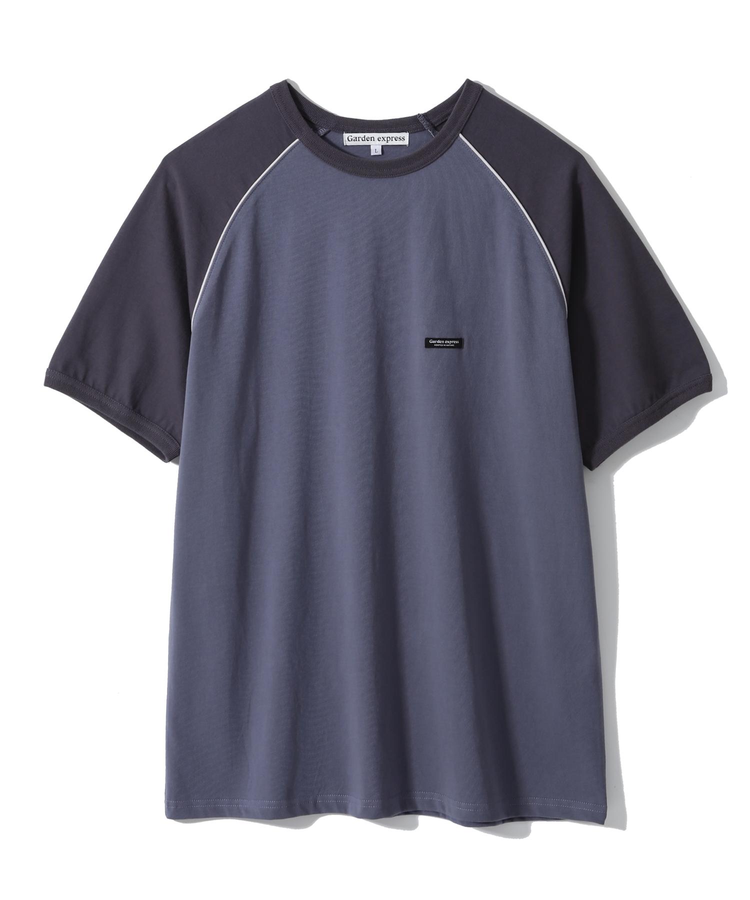 Garden Express Color Block Raglan T-Shirt (Grey Mix) Grey/Xl