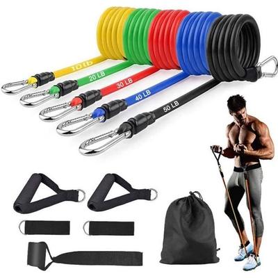 Resistance Bands - Set of 5 - 150LBS - TPE - Unisex