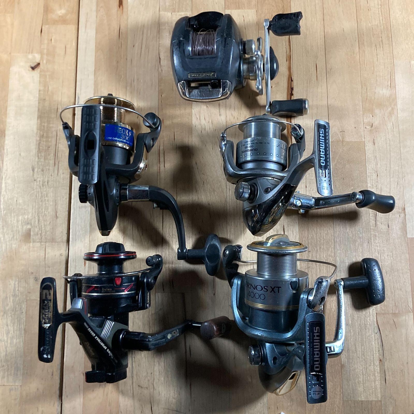 Used [Junk] Spinning reel bait reel bulk sale