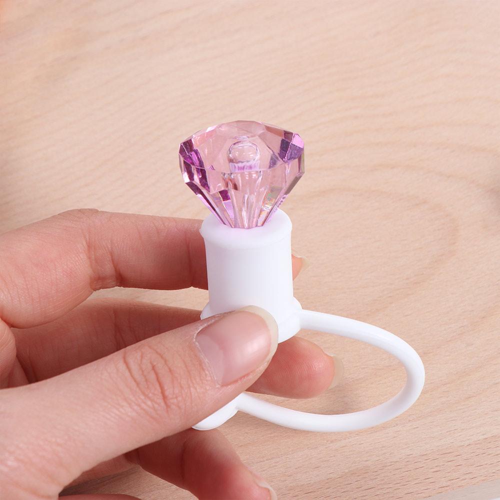 Shape Drinking Straws Plug Silicone Drinking Dust Cap Straw Tip Covers Kitchen