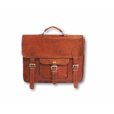 Men's Genuine Vintage Brown Leather Messenger Bag Shoulder Laptop Briefcase NEW