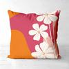 Boho Retro Floral Throw Pillow Covers Set of 4 Pattern Cushion Cover Suitable for Sofa Bedroom Car Pillow Cover