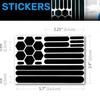Motorcycle Stickers Waterproof Nighttime Safety Reflectors Simple And Effective Reflective Tape For Helmets Bikes Motorcycles