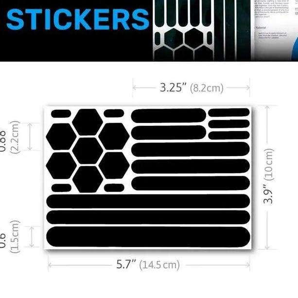 Motorcycle Stickers Waterproof Nighttime Safety Reflectors Simple And Effective Reflective Tape For Helmets Bikes Motorcycles