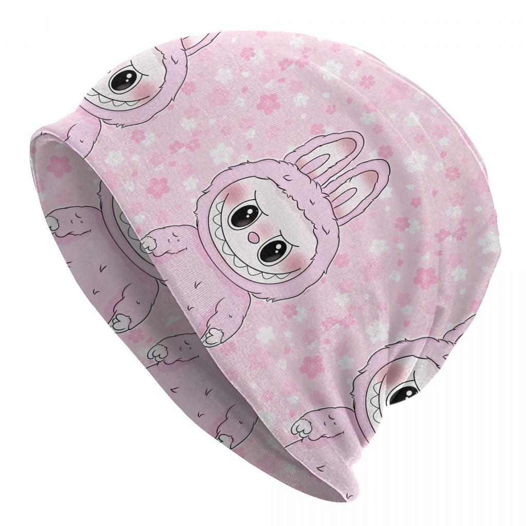 Cute Doll Monsters Bonnet Hats Hip Hop Outdoor Skullies Beanies Hat for Unisex Women Warm Dualuse Cap