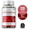 Astaxanthin 12 mg, Premium Astaxanthin Antioksidanttilskudd | Fersk Mikroalgekilde | Støtter Helse for Øyne, Ledd og Indre Sirkulasjon