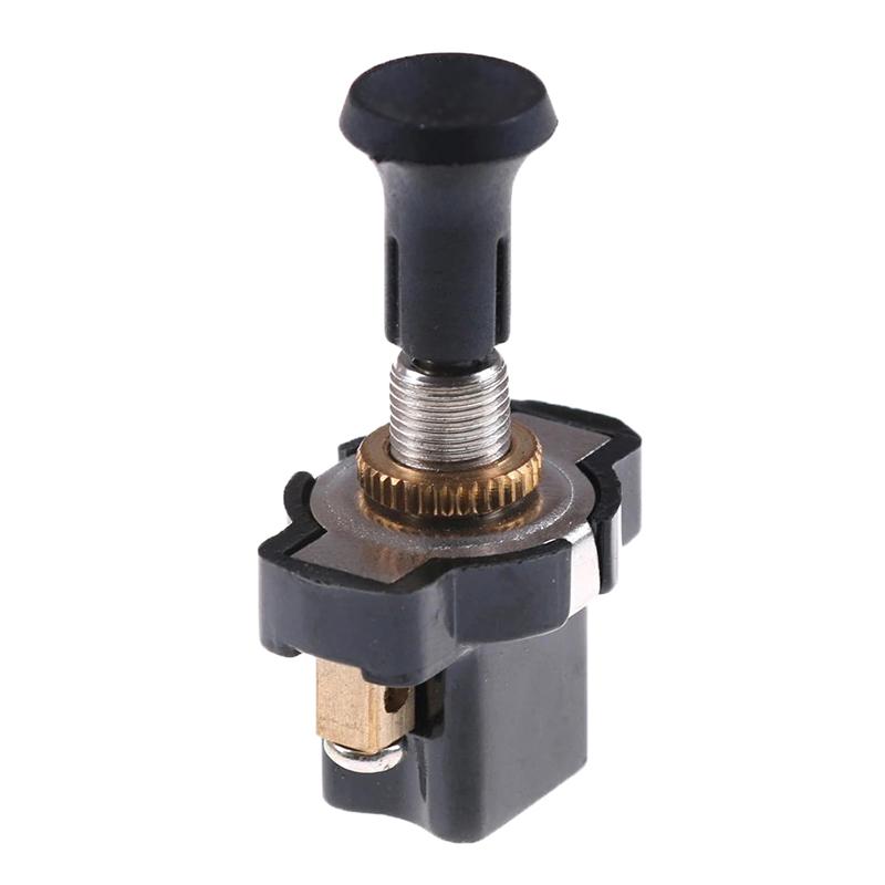 12V 13mm 20mm Screw Terminals Durable High Performance On-Off Long Push Pull Switch