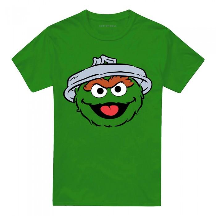 Sesame Street Unisex Adult Oscar The Grouch Full Face T-Shirt
