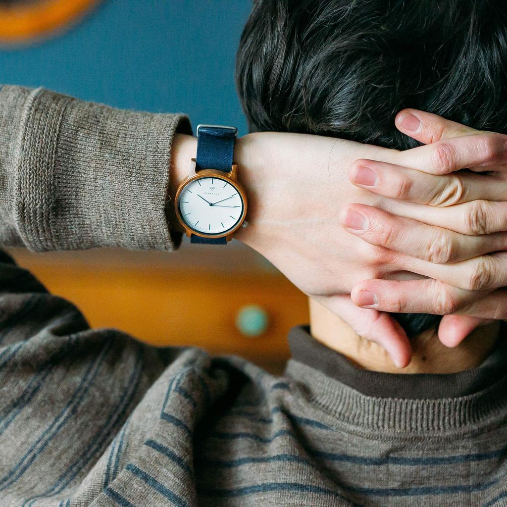 Kabholz Wooden German Officially WWAL7227 Men's Watch, Design, Waterproof, Imported,