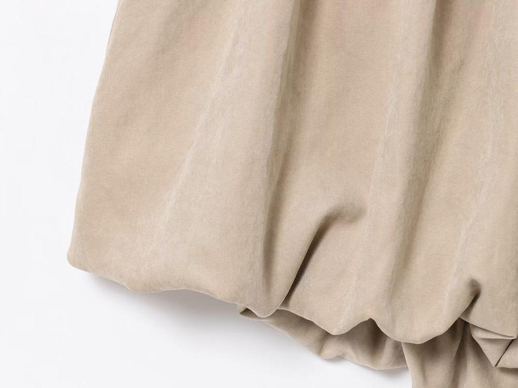 European & American Women's 2025 Early Spring Pleated Balloon Mini Skirt