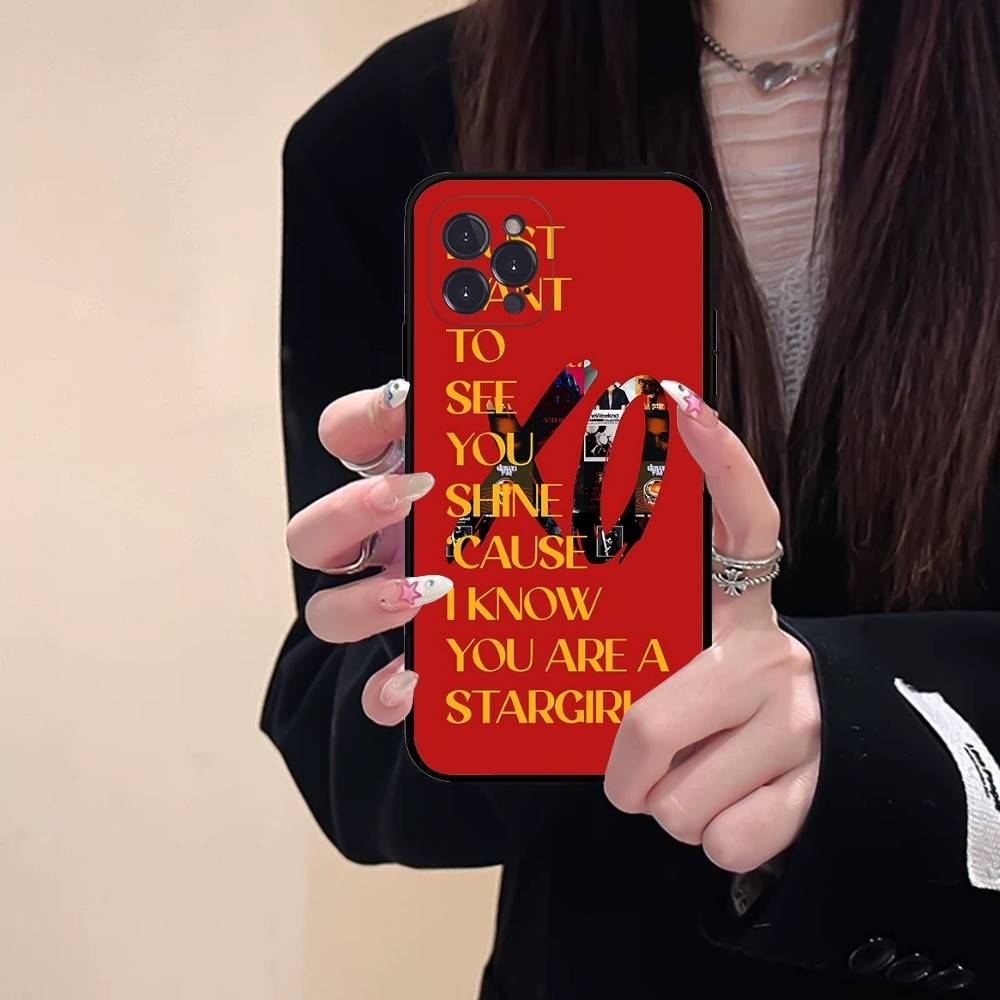The Weeknd XO Minimalist Phone Case For iPhone 16 15 14 11 12 13 Mini Pro XS Max Cover 6 7 8 Plus X Funda Shell