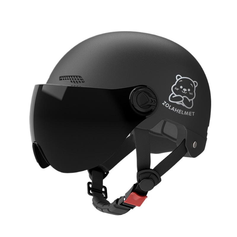 Helmet Electric Car Girl Cute Funny Lightweight Hair Hat Women's Helmet